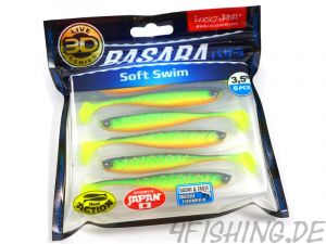 NEUHEIT: Der BASARA SOFT SWIM in 3,5" (ca. 9,5 cm) von Lucky John in versch. Farben