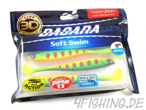 NEUHEIT: Der BASARA SOFT SWIM in 5" (ca. 13,5 cm) von Lucky John in versch. Farben