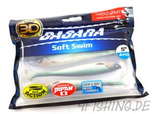 NEUHEIT: Der BASARA SOFT SWIM in 5" (ca. 13,5 cm) von Lucky John in versch. Farben