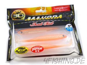 NEUHEIT: Der MAKORA 3D SHAD TAIL in 5" (ca. 12,7 cm) von Lucky John in versch. Farben