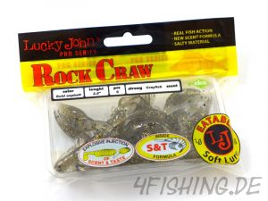 Lucky John ROCK CRAW in 2,8" - das extrem fängige Krebsimitat mit Aroma