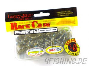 Lucky John ROCK CRAW in 2,8" - das extrem fängige Krebsimitat mit Aroma