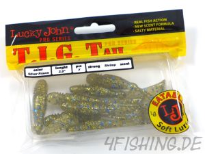 Lucky John Pro Series T.I.G. Tail 2,8" - der Hybride aus Twister und Shad!!!