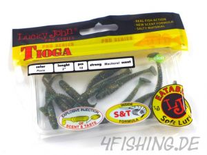 Lucky John Pro Series TIOGA in 2" (5,1 cm) in PIONE - der Barsch- & Forellenkiller!!!