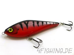 Monarch Dok HECHTKILLER-MAMMA der dicke Jerkbait in RED TIGER