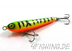 Monarch Dok Sparky Shad top Oberflächenköder Fire Tiger