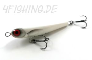 Monarch Dok Sparky Shad top Oberflächenköder Perl White UV