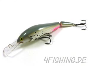 Der TAIMEN - 16 cm Traumwobbler handmade by Monarch Dok Farbe GREYLING
