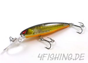 NORIES Laydown Minnow Deep JW in BB GOLD RUSH - der Barschkiller!!!