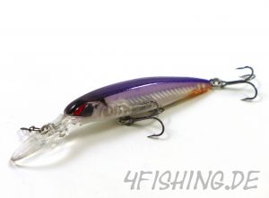 NORIES Laydown Minnow Deep JW in BB PURPLE WAKASAGI - der Barschkiller!!!