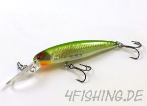 NORIES Laydown Minnow Deep JW in BB CLEAR WATER GREEN - der Barschkiller!!!
