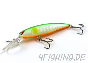 NORIES Laydown Minnow Deep JW in LIME AYU / ORANGE BELLY - der Barschkiller!!!