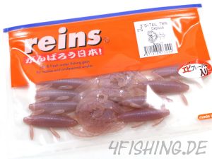 Reins G-TAIL TWIN GRUB in 3" - der Doppelschwanz, gesalzen & aromatisiert