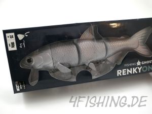 RENKY ONE - Hybrid Fishing Lure in 10" (25 cm) von Fishing Ghost in PURE SILVER
