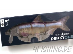 RENKY ONE - Hybrid Fishing Lure in 10" (25 cm) von Fishing Ghost in PURPLE LADY GHOST (limited Edition)