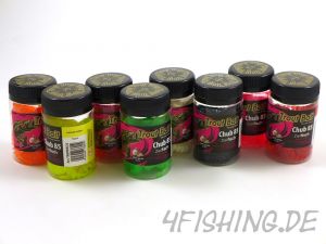 TROUT BAIT CHUB 85 - Farbe: PINK/BLACK MICROFLAKES - Flavour: GARLIC (KNOBLAUCH)