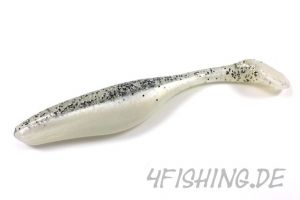 Bass Assassin Sea Shad in 6inch (ca.16cm) Salt & Pepper Silver Phantom