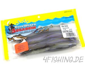 Bass Assassin Sea Shad in 5inch (ca.13cm) ELECTRIC SHAD