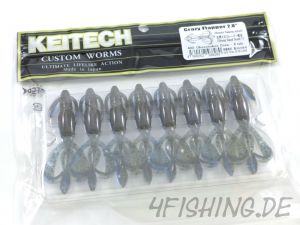 Der Crazy Flapper von KEITECH in 2,8" Farbe OKEECHOBEE CRAW