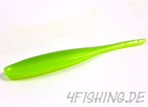 KEITECH Shad Impact LIME / CHARTREUSE in 4"