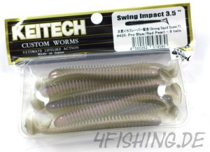 KEITECH Swing Impact in 3,5 Inch PRO BLUE / RED PEARL