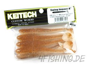 KEITECH Swing Impact in 4 Inch NATURAL CRAW