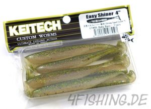 KEITECH Easy Shiner BABY BASS in 4" - aromatisierter Topgummi aus Japan