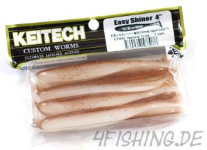 KEITECH Easy Shiner NATURAL CRAW in 4" - aromatisierter Topgummi aus Japan