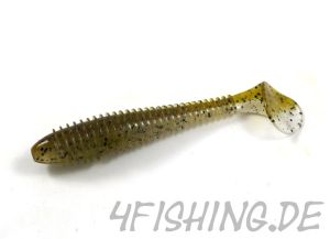 KEITECH FAT Swing Impact in 3.8" - Farbe GREEN PUMPKIN PP. SHAD