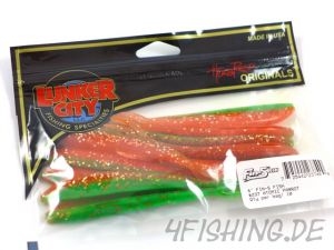 Lunker City Fin-S Fish in 4" ATOMIC PARROT