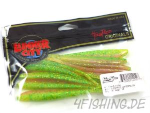 Lunker City Fin-S Fish in 4" ELECTRIC WATERMELON