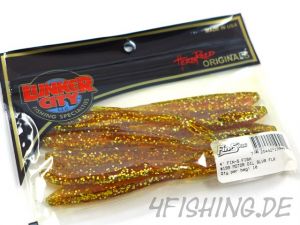 Lunker City Fin-S Fish in 4" MOTOROIL SILVER FLAKE
