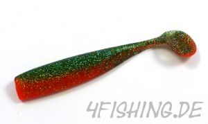 Lunker City Shaker in 4.5" (ca.11cm) METALLIC CARROT