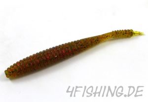 Lucky John Pro Series "S-Shad" 3,8" (9,6 cm) in GREEN PUMPKIN