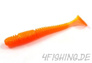 Lucky John Pro Series TIOGA in 2,9" (7,4 cm) in ORANGE CHART - der Raubfischkiller!!!