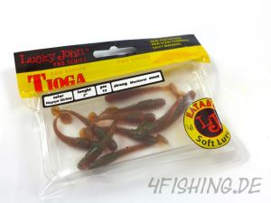 Lucky John Pro Series TIOGA in 2" (5,1 cm) in NAGOYA SHRIMP - der Barsch- & Forellenkiller!!!