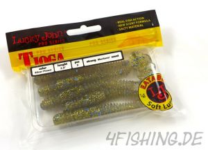 Lucky John Pro Series TIOGA in 3,9" (9,9 cm) in SILVER PRAWN - der Raubfischkiller!!!