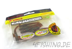 Lucky John Pro Series TIOGA in 2,4" (6,1 cm) in NAGOYA SHRIMP - der Barsch- & Forellenkiller!!!