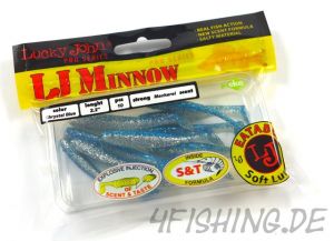 Der LJ-MINNOW in 2,2" (5,6 cm) von Lucky John in CHRISTAL BLUE - Barschkiller!!!