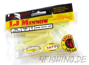 Der LJ-MINNOW in 2,2" (5,6 cm) von Lucky John in OCEAN PEARL - Barschkiller!!!