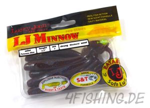 Der LJ-MINNOW in 3,3" (8,4 cm) von Lucky John in POTOMAC BLUE - Raubfischkiller!!!