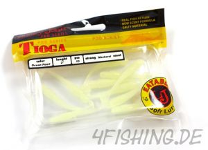 Lucky John Pro Series TIOGA in 2" (5,1 cm) in OCEAN PEARL - der Barsch- & Forellenkiller!!!