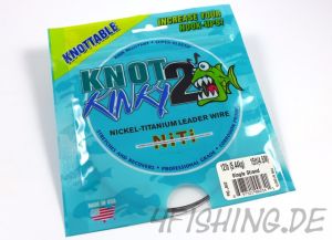 Single Strand Nickel-Titanium Vorfach "Knot 2 Kinky" in 12lbs (5,44 kg)