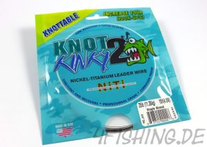 Single Strand Nickel-Titanium Vorfach "Knot 2 Kinky" in 25lbs (11,36 kg)