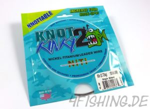 Single Strand Nickel-Titanium Vorfach "Knot 2 Kinky" in 6lbs (2,72 kg)