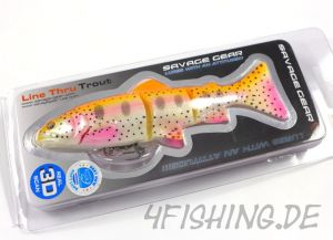 Savage Gear 3D Line Thru Trout in 15 cm (moderate sink)