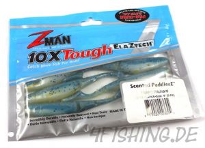 Z-Man Scented Paddlerz in 4" (10,5 cm) NUKED PILCHARD