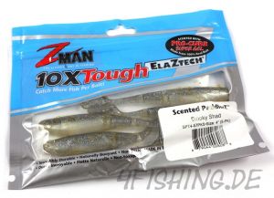 Z-Man Scented Paddlerz in 4" (10,5 cm) SMOKY SHAD