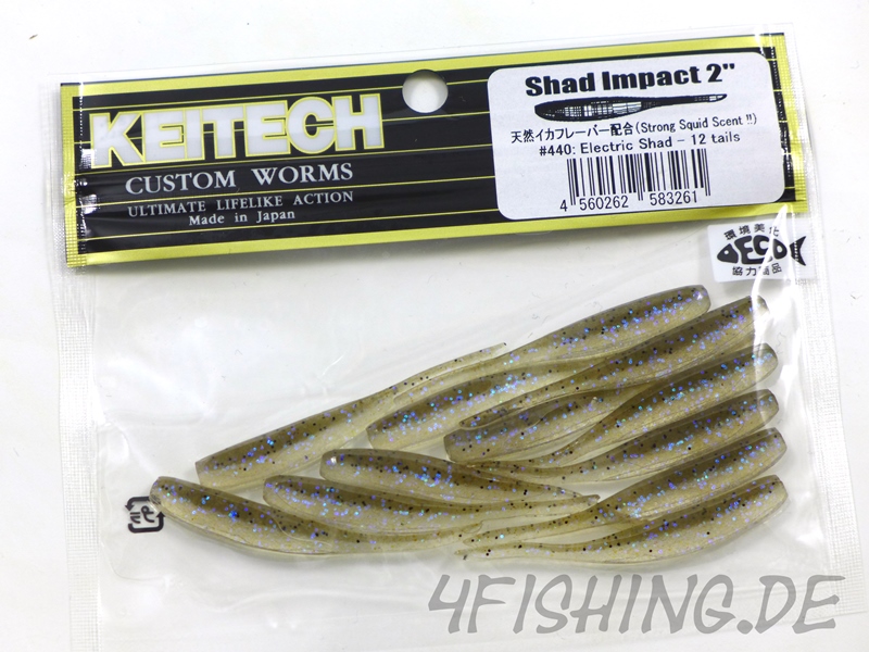 Keitech Shad Impact 2 inch Soft baits