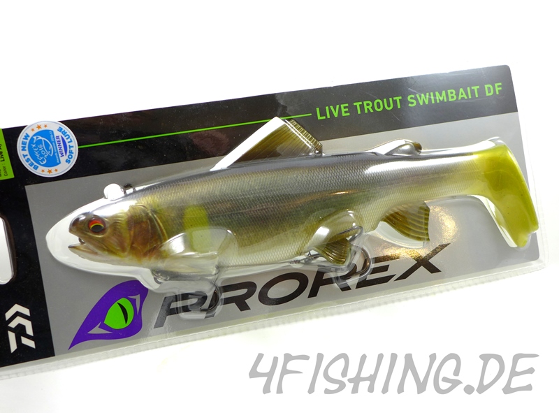 Leurre Coulant Daiwa Prorex Hybrid Swimbait 25 Cm - Pour Brochet - Nage Réaliste - Poids 125g